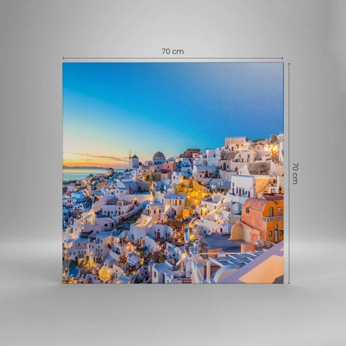 Canvas picture - Essence of Greekness - 70x70 cm