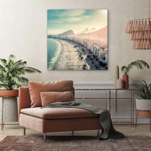 Canvas picture - Eternal Holiday in Rio - 60x60 cm