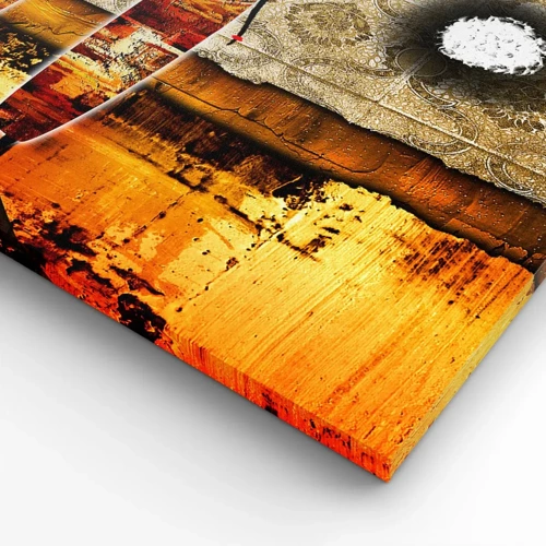 Canvas picture - Ethnic Composition in the Colours of Africa - 70x100 cm
