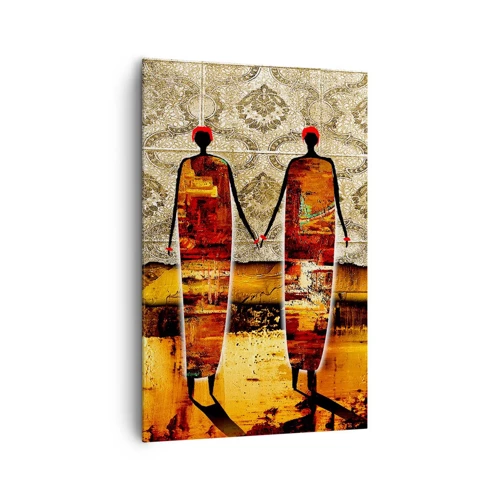 Canvas picture - Ethnic Composition in the Colours of Africa - 80x120 cm