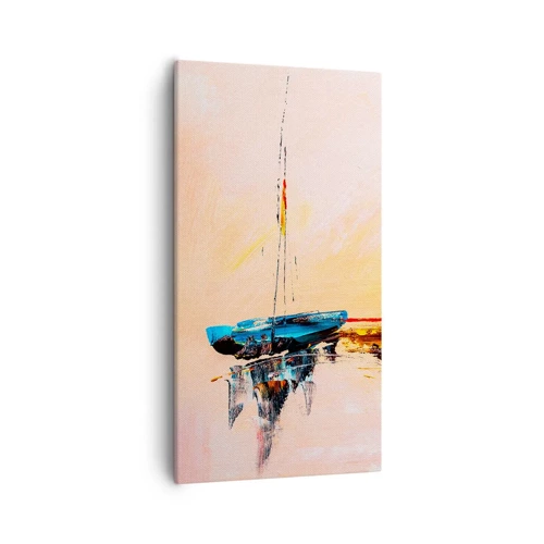 Canvas picture - Evening at the Harbour - 55x100 cm