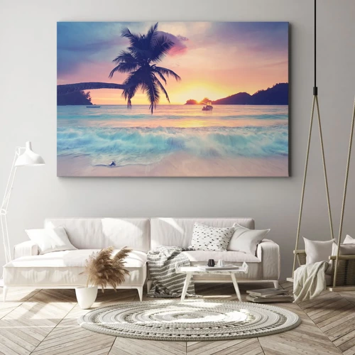 Canvas picture - Evening in a Bay - 120x80 cm