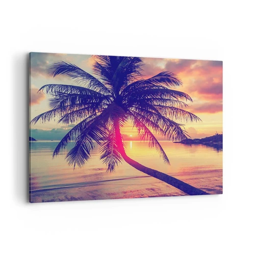 Canvas picture - Evening under the Palm Trees - 100x70 cm