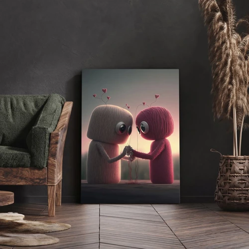 Canvas picture - Everyone Is Allowed to Love - 45x80 cm