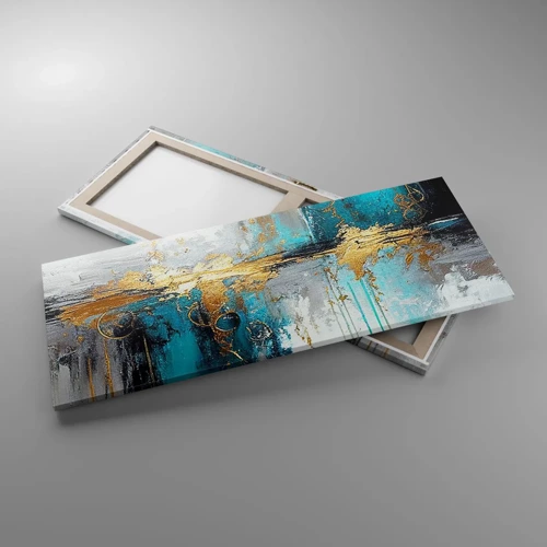 Canvas picture - Everything Flows - 100x40 cm