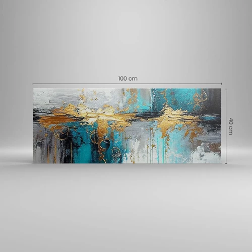 Canvas picture - Everything Flows - 100x40 cm