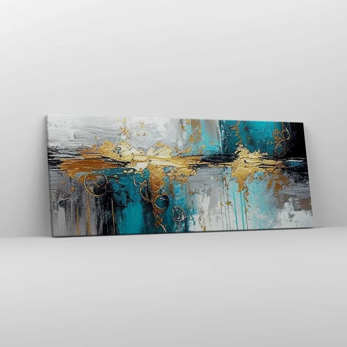 Canvas picture - Everything Flows - 100x40 cm