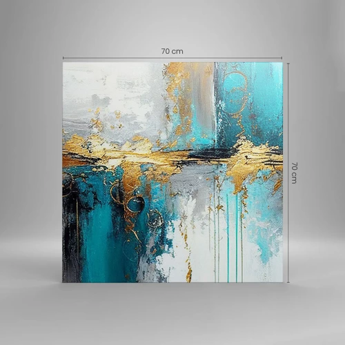 Canvas picture - Everything Flows - 70x70 cm