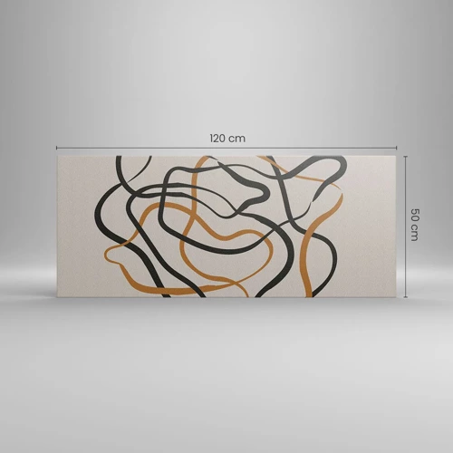 Canvas picture - Everything Is Tangled UP - 120x50 cm