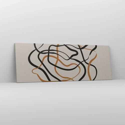 Canvas picture - Everything Is Tangled UP - 140x50 cm