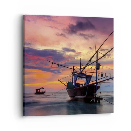 Canvas picture - Exotic Evening - 30x30 cm