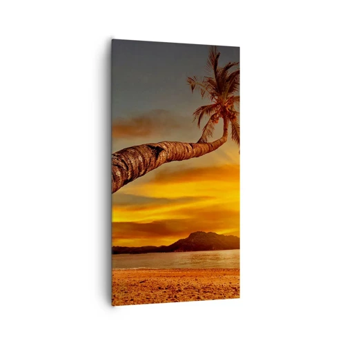 Canvas picture - Exotic Holiday, Caribbean Adventure - 65x120 cm