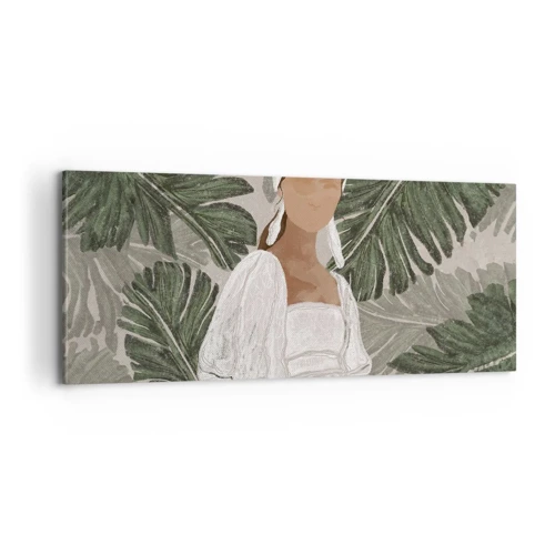 Canvas picture - Exotic Portrait - 100x40 cm