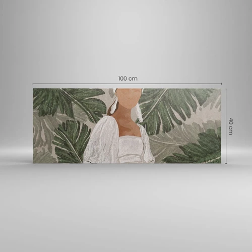 Canvas picture - Exotic Portrait - 100x40 cm