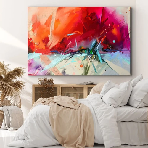 Canvas picture - Explosion of Lights and Colours - 100x70 cm