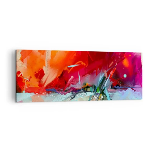 Canvas picture - Explosion of Lights and Colours - 140x50 cm