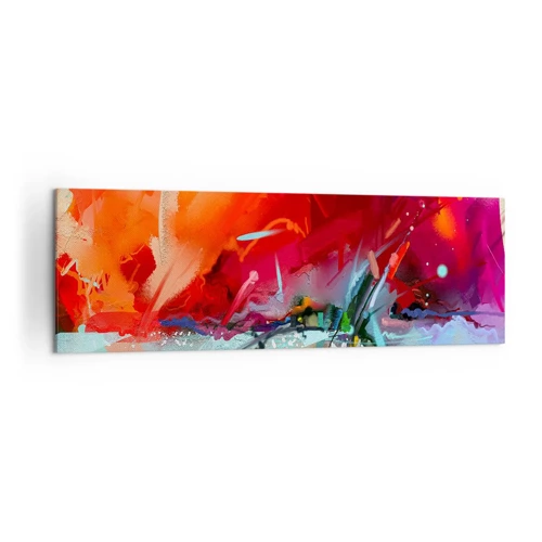 Canvas picture - Explosion of Lights and Colours - 160x50 cm