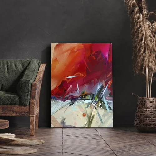 Canvas picture - Explosion of Lights and Colours - 45x80 cm