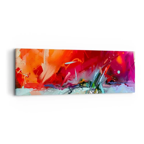 Canvas picture - Explosion of Lights and Colours - 90x30 cm