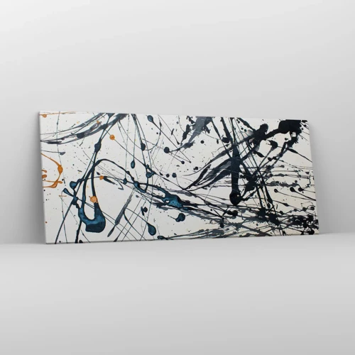 Canvas picture - Expressionist Abstract - 120x50 cm