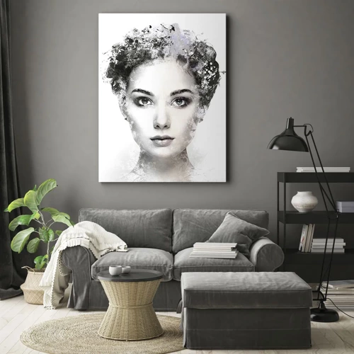 Canvas picture - Extremely Stylish Portrait - 55x100 cm