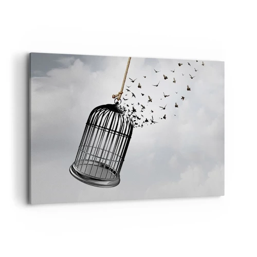 Canvas picture - Faith…Hope…Freedom! - 100x70 cm