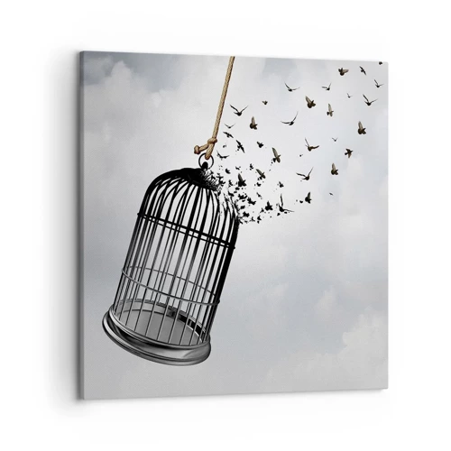 Canvas picture - Faith…Hope…Freedom! - 50x50 cm