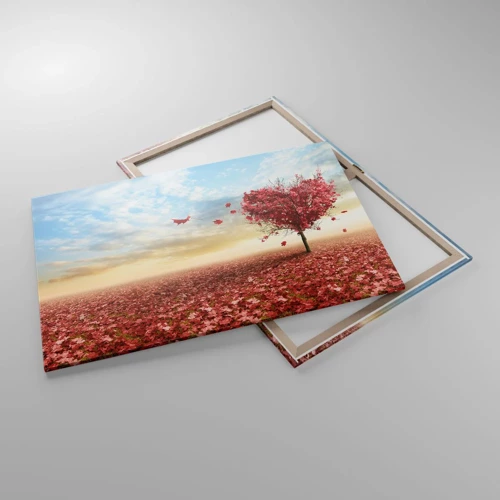 Canvas picture - Fall in Love with Autumn - 100x70 cm