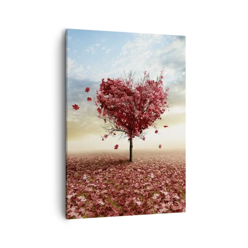 Canvas picture - Fall in Love with Autumn - 50x70 cm