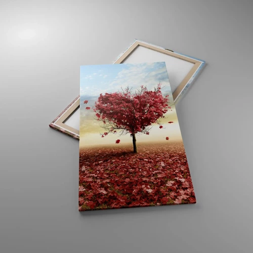 Canvas picture - Fall in Love with Autumn - 65x120 cm