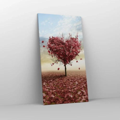 Canvas picture - Fall in Love with Autumn - 65x120 cm