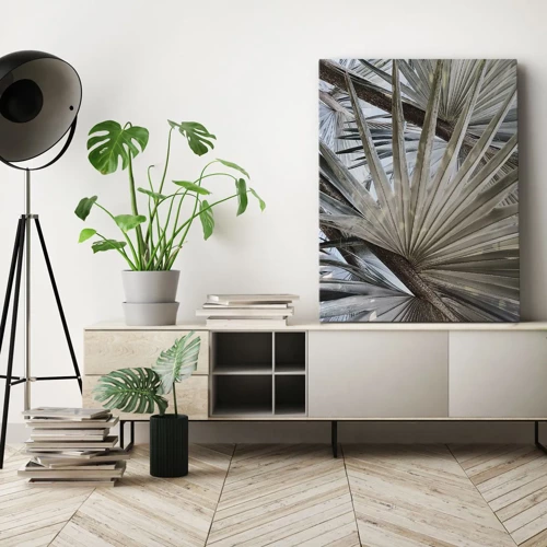 Canvas picture - Fans in tropics - 45x80 cm