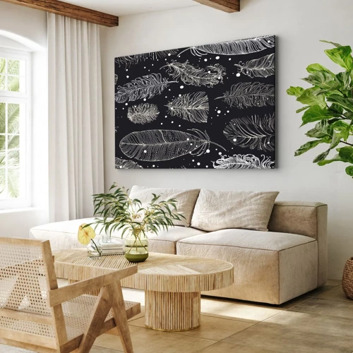 Canvas picture - Feathery Lace - 70x50 cm