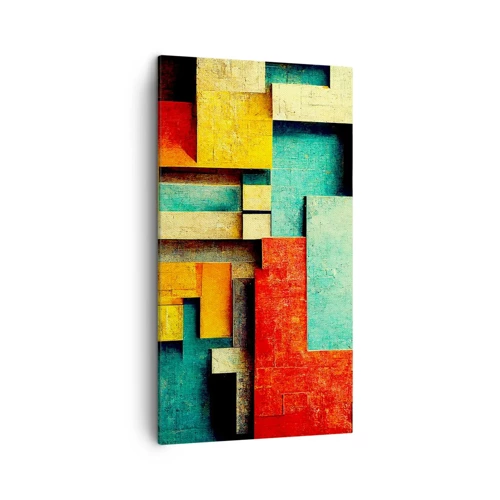 Canvas picture - Festival of Right Angles - 45x80 cm