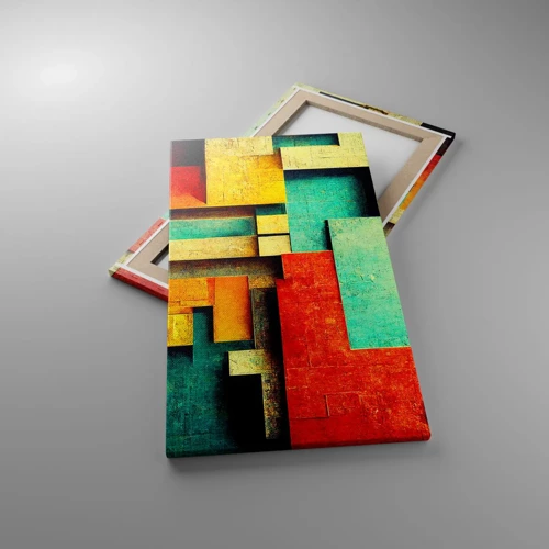 Canvas picture - Festival of Right Angles - 45x80 cm