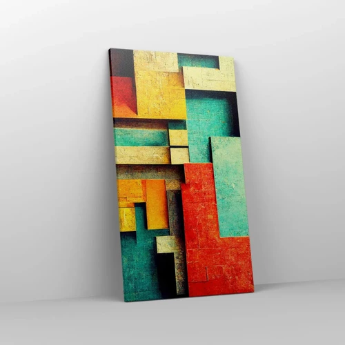 Canvas picture - Festival of Right Angles - 45x80 cm