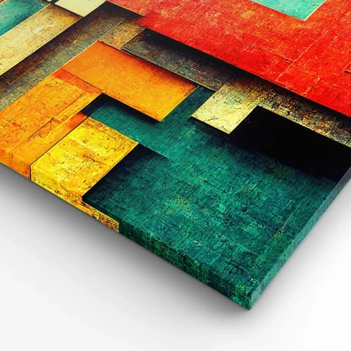 Canvas picture - Festival of Right Angles - 45x80 cm