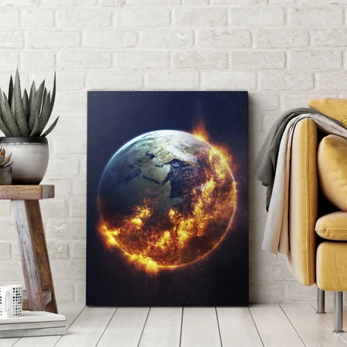 Canvas picture - Flame of Apocalypse - 50x70 cm