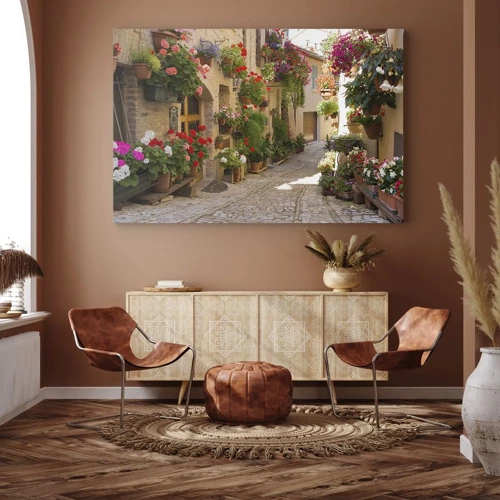 Canvas picture - Flood of Flowers - 100x70 cm