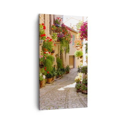 Canvas picture - Flood of Flowers - 45x80 cm