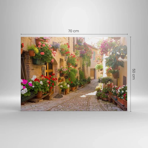 Canvas picture - Flood of Flowers - 70x50 cm