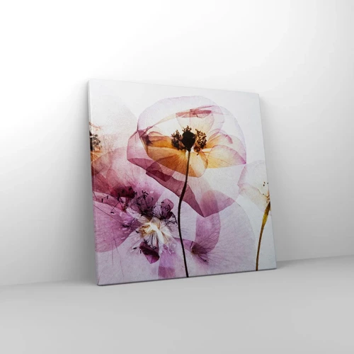 Canvas picture - Flower Body Slide - 40x40 cm
