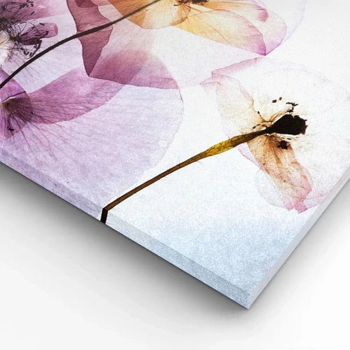 Canvas picture - Flower Body Slide - 40x40 cm
