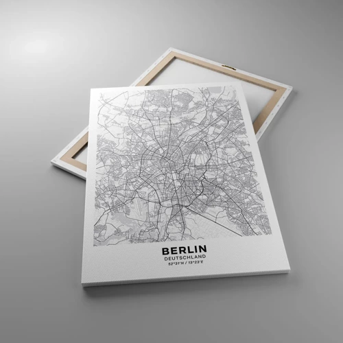 Canvas picture - Flower of Berlin - 70x100 cm