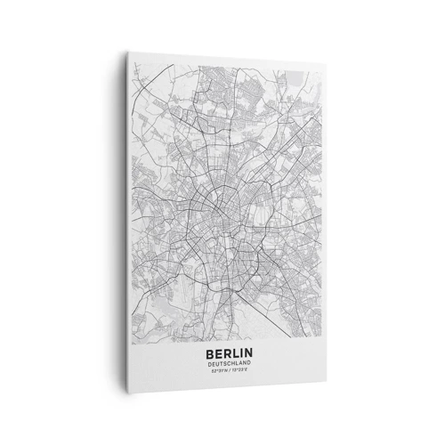 Canvas picture - Flower of Berlin - 80x120 cm