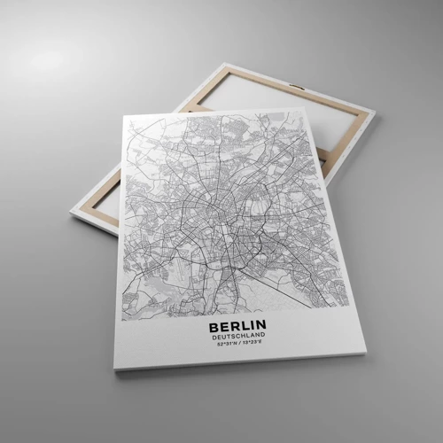 Canvas picture - Flower of Berlin - 80x120 cm