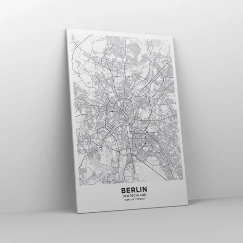 Canvas picture - Flower of Berlin - 80x120 cm