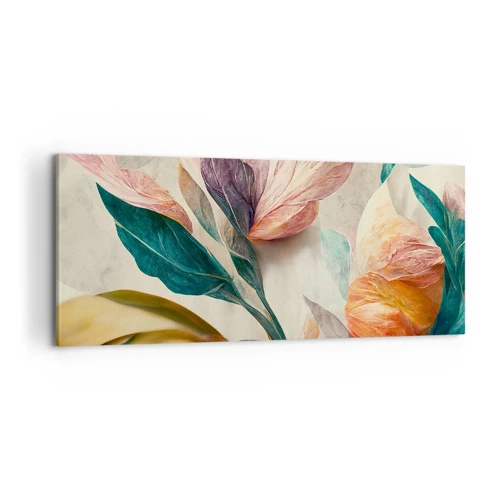 Canvas picture - Flowers of Southern Islands - 100x40 cm