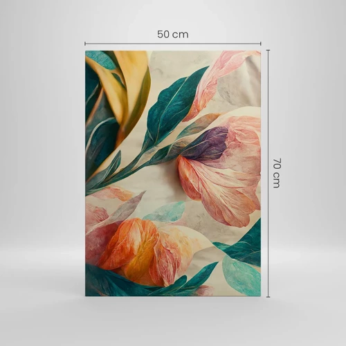 Canvas picture - Flowers of Southern Islands - 50x70 cm