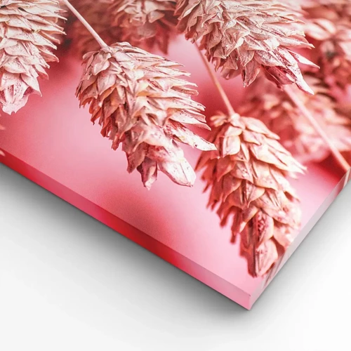 Canvas picture - Flowery Cascade in Pink - 140x50 cm